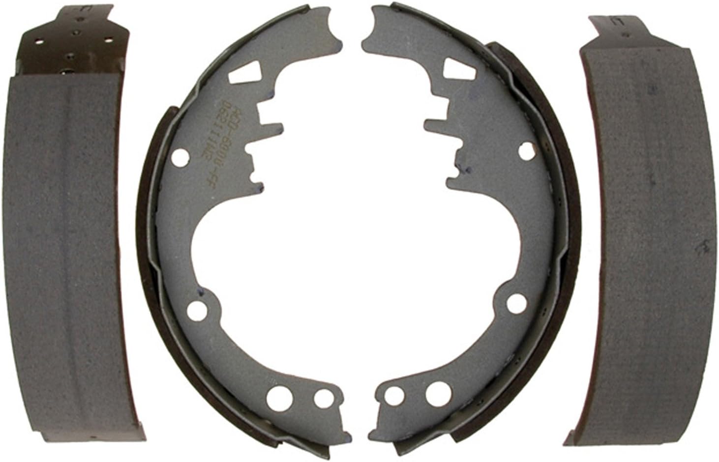 ACDelco 14242B Advantage Bonded Rear Brake Shoe Set, Parking Brake