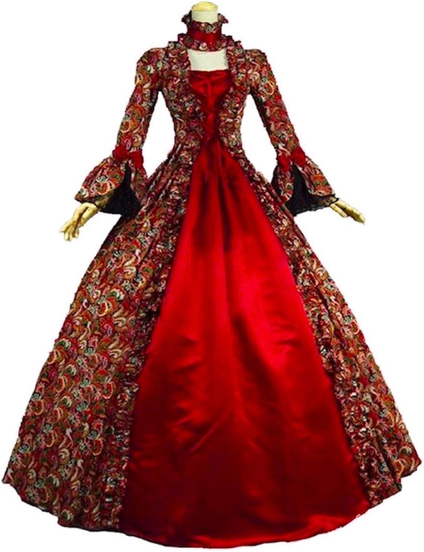 KEMAO Women's Victorian Rococo Dress Inspiration Maiden Costume Ball Gown
