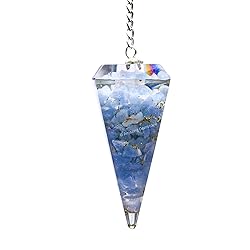 Angelite Orgone Pendulums for Divination and