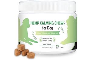 Tekola Dog Calming Chews Natural Ingredients Calming Chews for Dogs Anxiety Relief Aid with Separation, Barking and Sleeping, Promote Relaxation, Reduce Stress Bacon Flavor