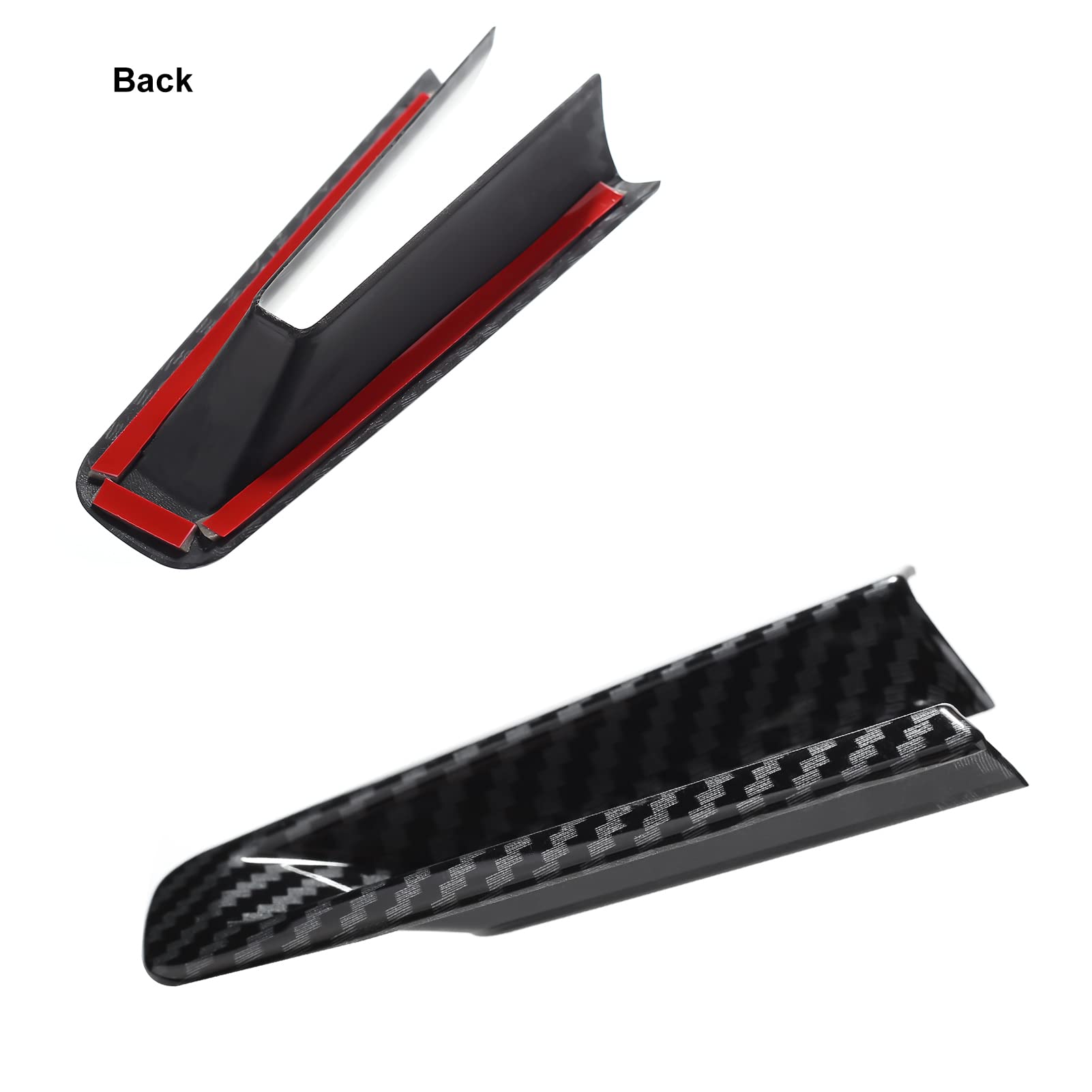 ANFOKAS Compatible with Mazda 3 CX-30 CX-50 Accessories Sporty Car Dashboard Center Consoles Cover Trim Interior Decoration Sticker -Carbon Fiber Style