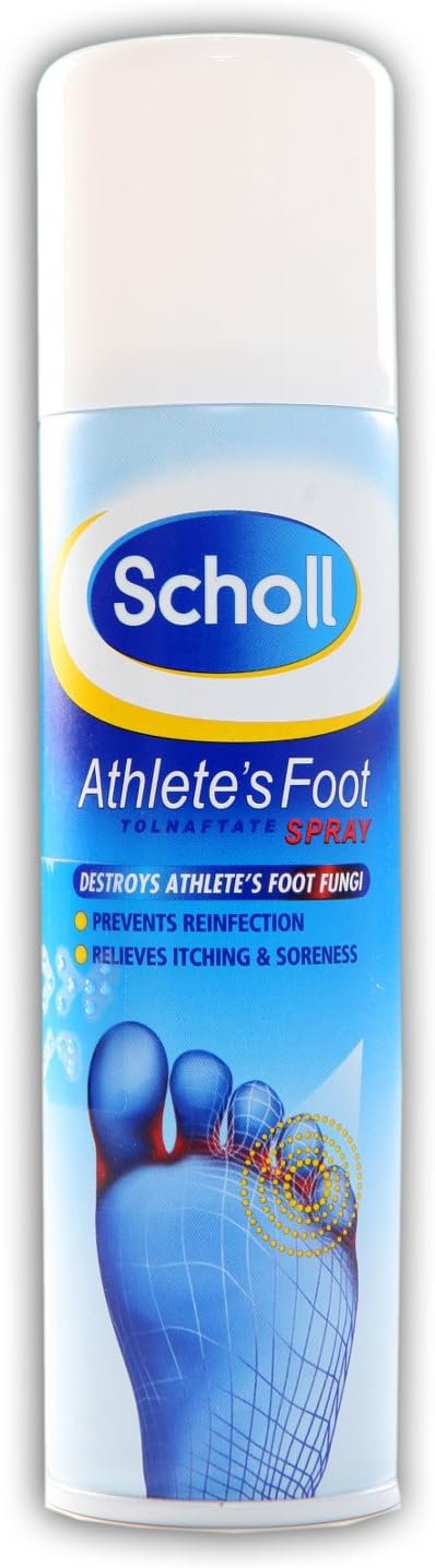 Scholl Athlete'S Foot Treatment Spray 150ml, 150 ml (Pack of 1)