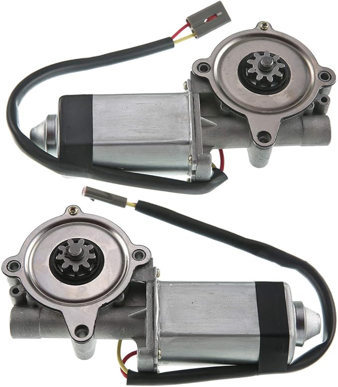 Set of 2 Front Left and Right Power Window Motor