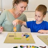 Lekebaby 6 Pack 10x10 Large Building Baseplates Compatible with Major Brands view 2