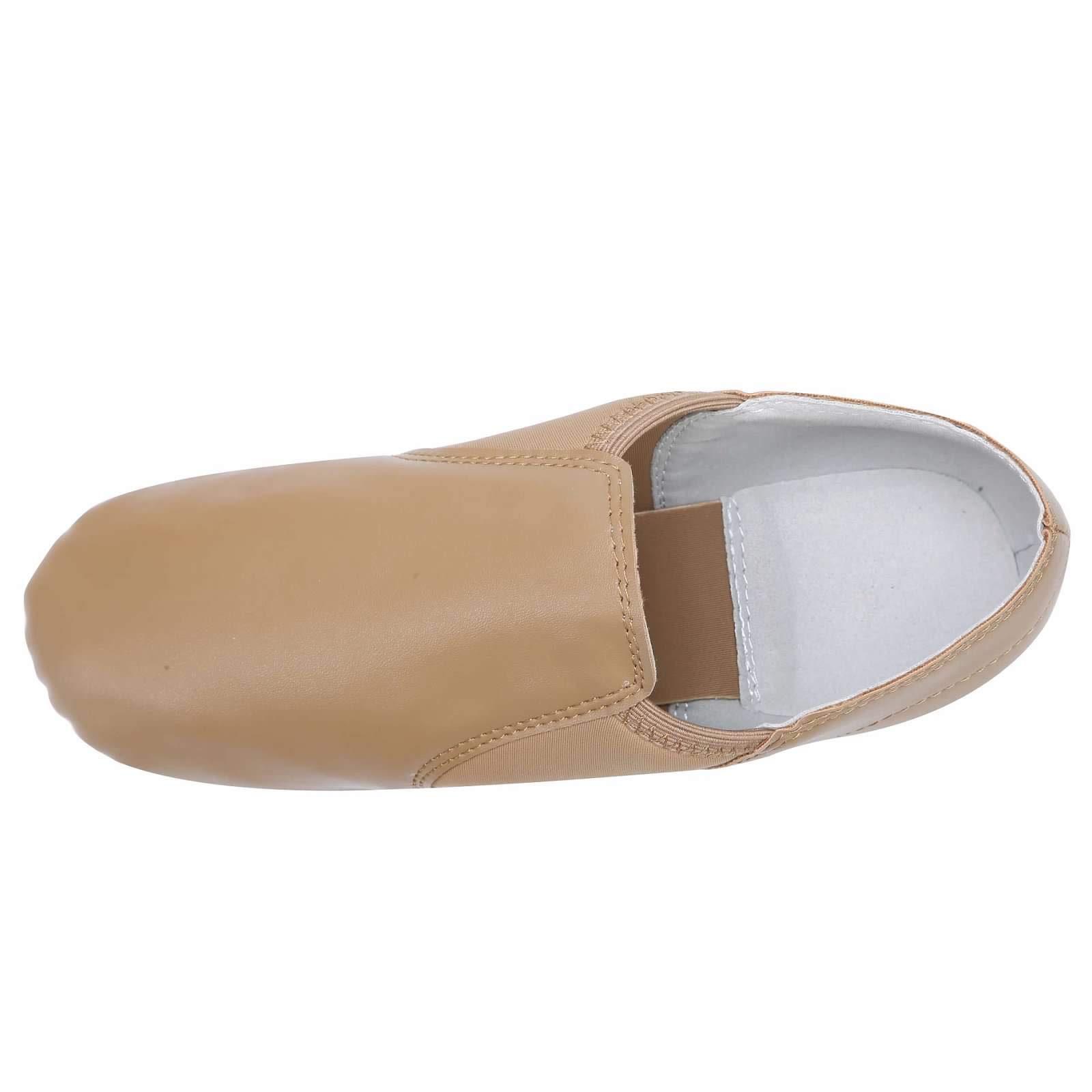 Linodes PU Leather Jazz Shoe Slip On Dance Shoes for Girls and Boys (Toddler/Little Kid/Big Kid)