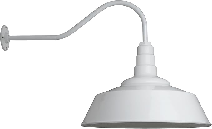 The Standard 20 Inch Vintage Steel Fixture 23 Inch Gooseneck