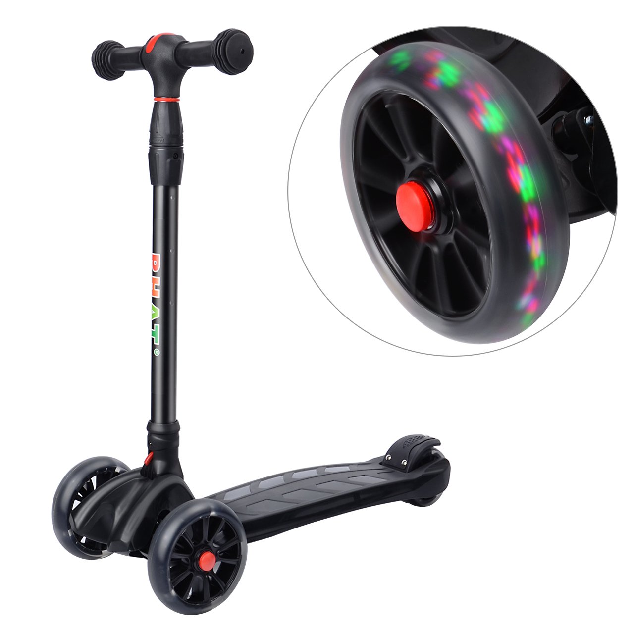 PHAT® Foldable Kick Scooters for Kids S34 Adjustable Height Glider