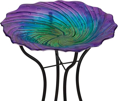 Amazon Com Regal Art Gift 12757 18 Birdbath With Stand Ripple