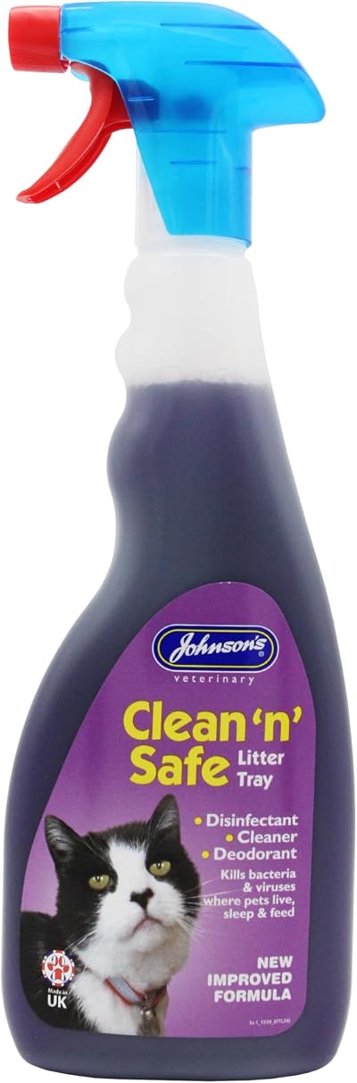 Johnson's Vet Clean 'n' Safe Cat Litter Disinfectant Tray Purple