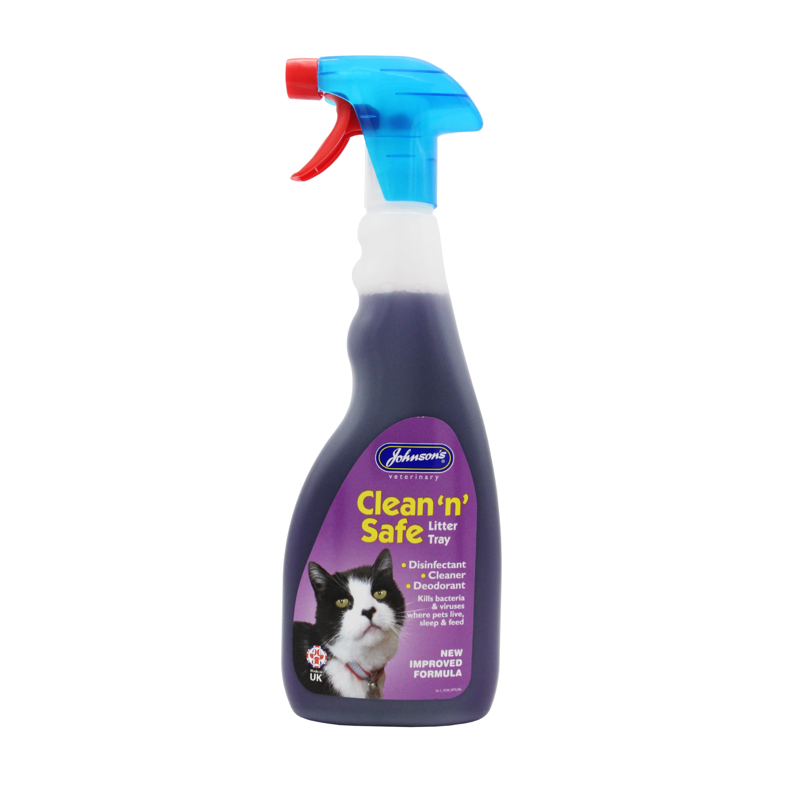 Johnson's Vet Clean 'n' Safe Cat Litter Disinfectant Tray (Purple)