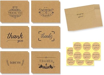 thank you cards multipack amazon