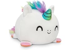 TeeTurtle - The Original Reversible Unicorn Plushie - Pride - Rainbow - Cute Sensory Fidget Stuffed Animals That Show Your Mo