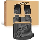 LASFIT Floor Mats & Trunk Mat for Jeep Grand Cherokee WL 2022-2025 2026 5-Seat (Include 4xe, NOT for L), All Weather TPE Custom Fit Car Mats Floor Liners Cargo Liner Cargo Mat Black