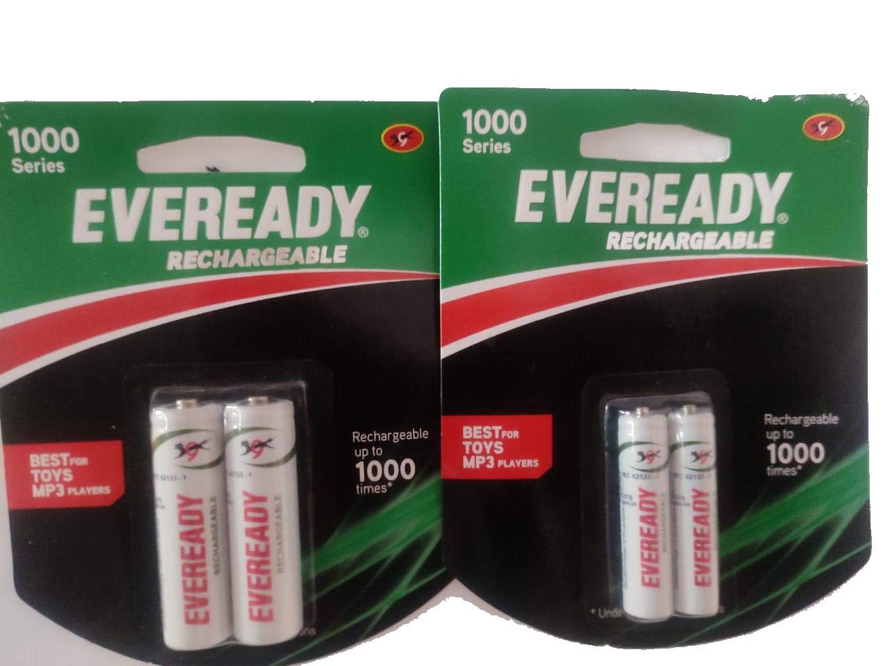 Eveready Rechargeable 1000 Series Combo Pack of AA and Amazon.in