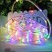 Lalapao Rope Lights 120 LED Solar Powered String Lights Christmas Fairy Decor Light with 8 Modes for Xmas Outdoor Indoor Tree Garden Patio Lawn Holiday Bedroom Wedding (Multi Color)