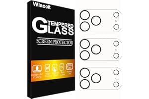 Wiaocit 3 Pack Tempered Glass Camera Lens Protector for iPhone 17 Pro Max, 9H Hardness, Anti-Scratch, Case Friendly
