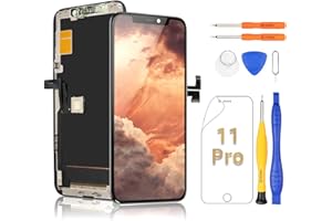 Yodoit for iPhone 11 Pro Screen Replacement Kit LCD COF Full HD Digitizer Display 3D Touch Frame with Repair Tool Kit for Model A2160, A2217, A2215 5.8inch