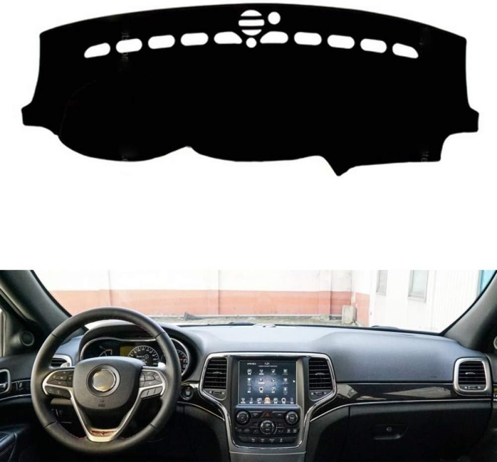 GYYBPDZPZ For Jeep Grand Cherokee SRT 2014 2015 2016 2017 2018 Non-slip Bottom Dashboard Cover Car Stickers Interior Car Accessories