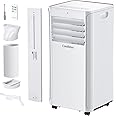 Coolblus 12000 BTU Portable Air Conditioners Cool Up to 550 Sq.Ft,3-in-1 AC Unit with Remote Control/LED Display/Installation Kits & Screwdriver/24Hrs Timer for Home/Office,White