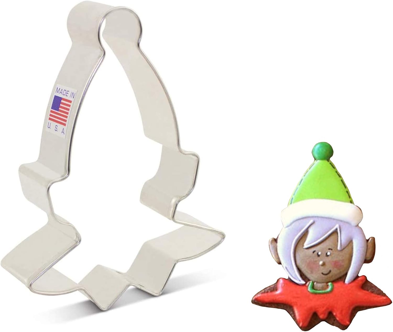 Ann Clark Cookie Cutters Elf Face Cookie Cutter, 4" Amazon.ca Home