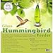 Best Home Products Glass Hummingbird Feeder with Perch, 16 Ounces (Green)