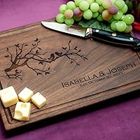 Straga Personalized Cutting Boards | Handmade Wood Engraved Charcuterie | Custom Wedding, Anniversary, Housewarming Gift for