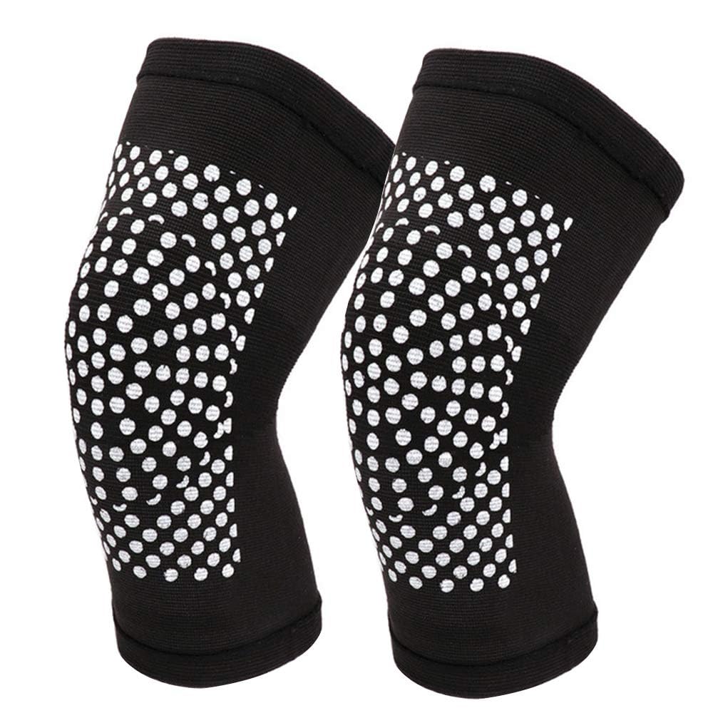 XUEQI Self Heating Knee Pad, Self Heating Knee Brace,Knee Heating Pad,Magnetic Knee Pad,Self Heating Warm Tourmaline Belts, Heating Knee Pad Support for Arthritis Suitable for Men and Women