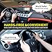 Phone Holder LEEIOO Universal Magnetic Cell Phone Dashboard Car Phone Mount Holder for iPhone Samsung Galaxy LG HTC, Android Smartphone, and Sticks on Any Flat Surface
