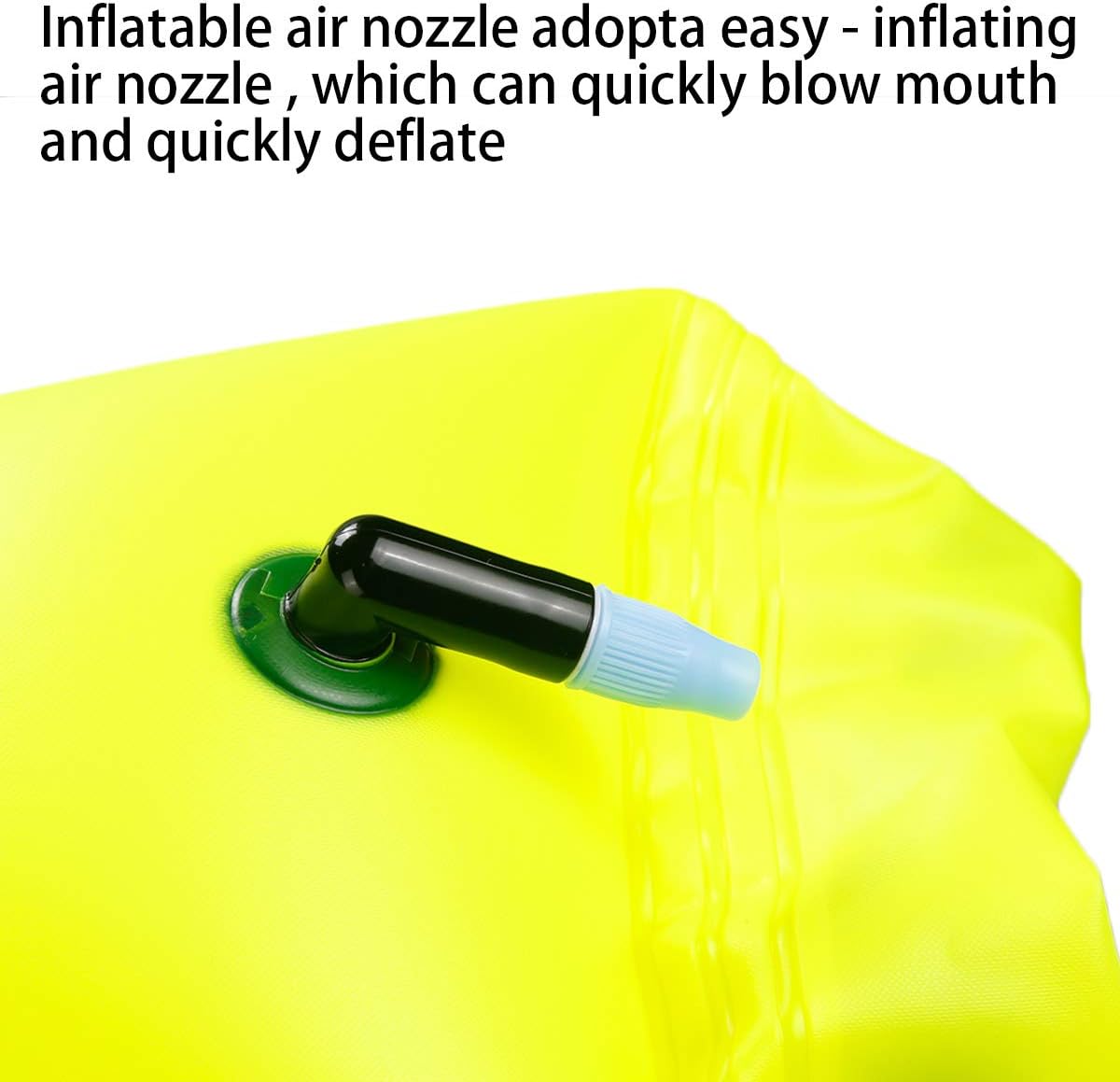 WholeFire 20L Swim Buoy, Waterproof Inflatable Dry Bag Swim Safety Float for Water Sports Open Water Swimmers, Triathletes - Image 5