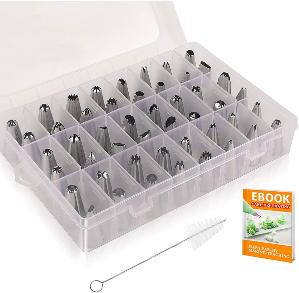 48 Pcs Numbered Piping Tips Set with Storage Case Buy Online at Best