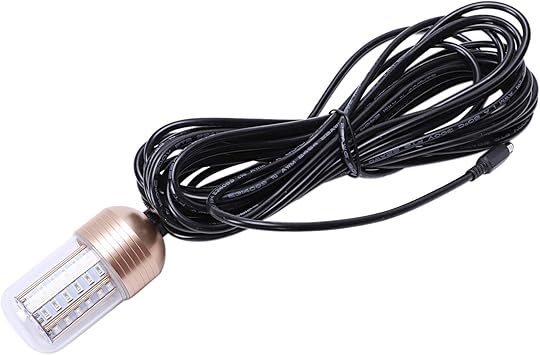 Amazon Co Jp Acamptar 12v 30w Led水中夜釣りライト フィッシュファインダーライト付きコード水中ledランプベイト イカ魚引き寄せライト グリーン スポーツ アウトドア