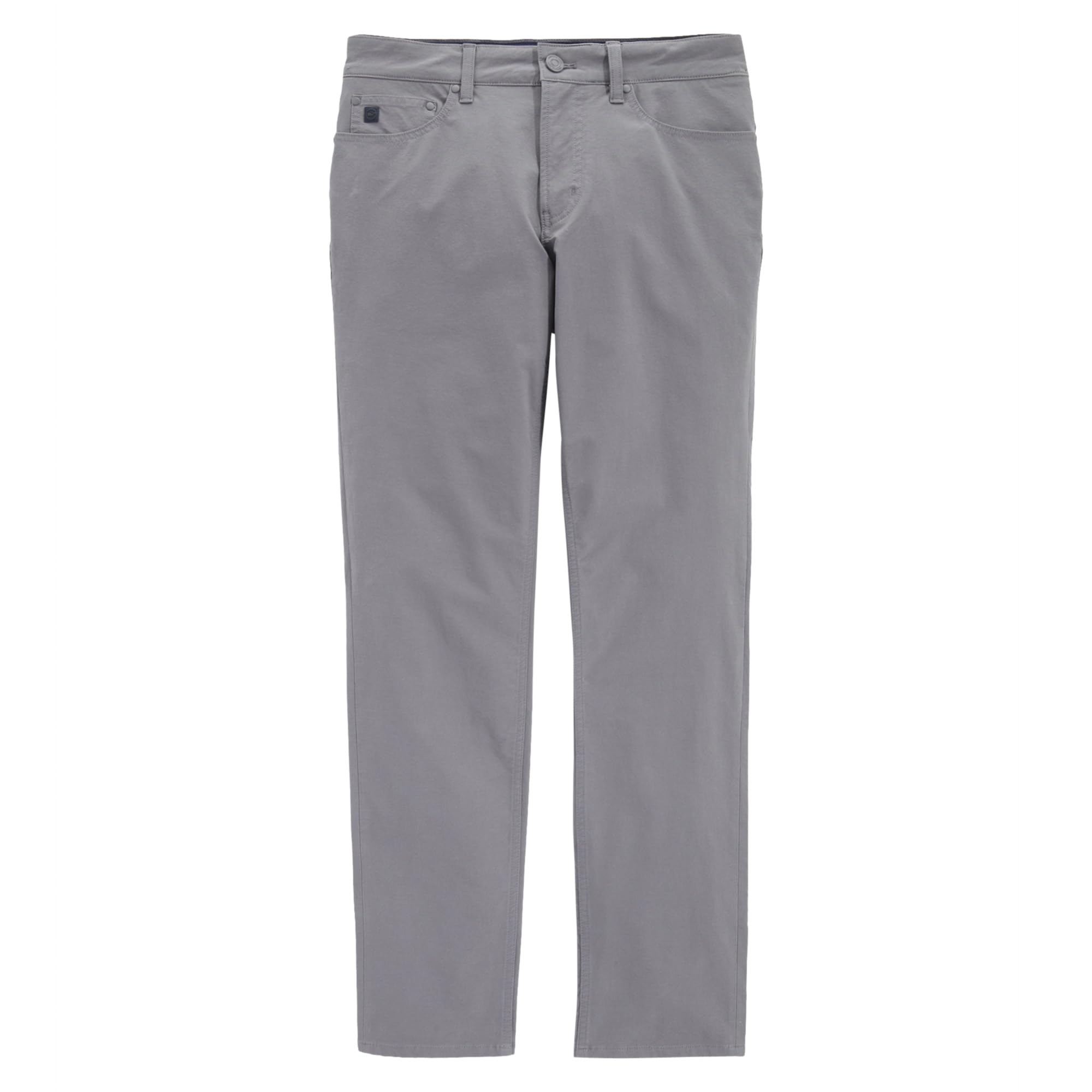 Vineyard Vines Men’s On-The-Go Canvas 5-Pocket Pants, Gray Harbor, 30/34