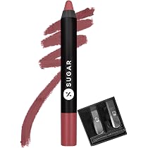 Amazon.com: SUGAR Cosmetics Matte As Hell Crayon - Lápiz labial ...