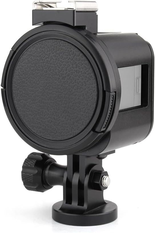 SOONSUN Aluminum Skeleton Case Housing for GoPro Hero5 Session Hero 4 Session Metal Thick Solid Protective Cage Frame Shell with Lens Cap and Mount Screw Wrench - Image 4