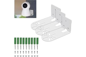 3 Pcs Ceiling Mount Surveillance Bracket, L-Shaped Dome Camera Wall Mounting Bracket, White Surveillance Cameras Stand Holder
