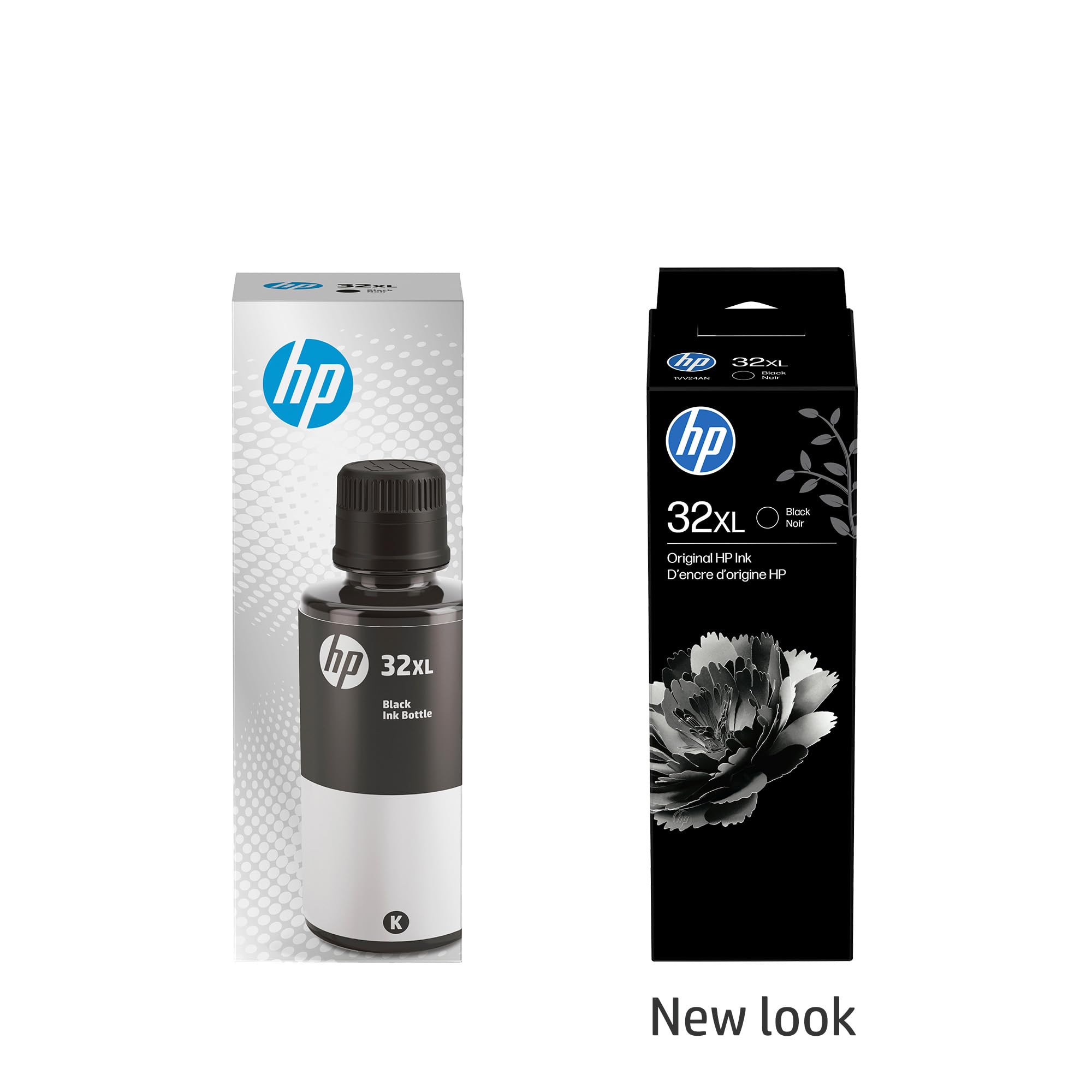HP 32XL | Ink Bottle | Black | Up to 6000 pages per bottle| Works with HP Smart Tank Plus 651 and Smart Tank Plus 551 | 1VV24AN | Packaging May Vary