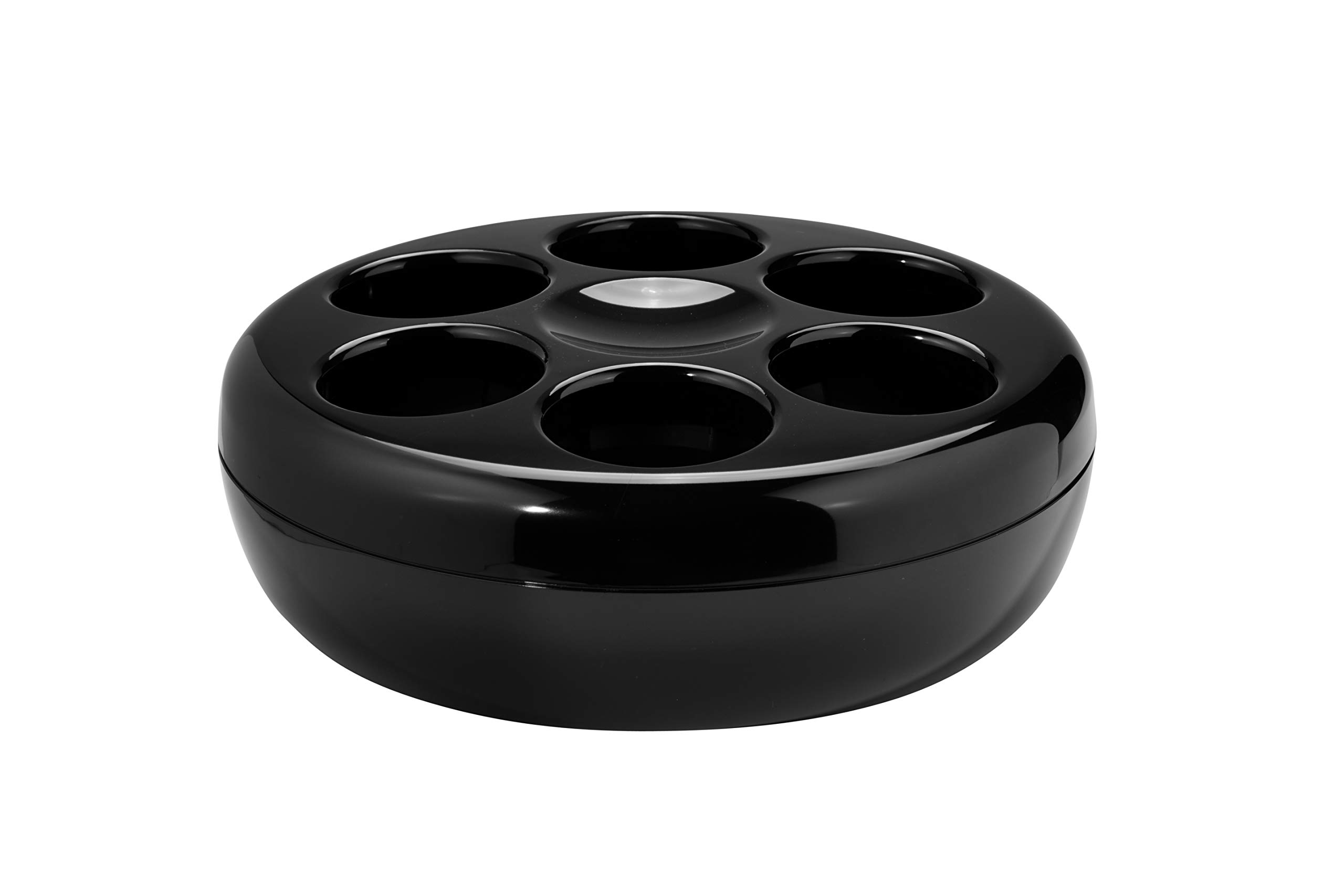 Helios Pure Cooler for 6 Bottles, Black, 30 x 30 x 10.9 cm