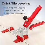 QTACIE Tile Leveling System Clips 300 Pcs 3mm for Ceramic Stone Tiles view 2