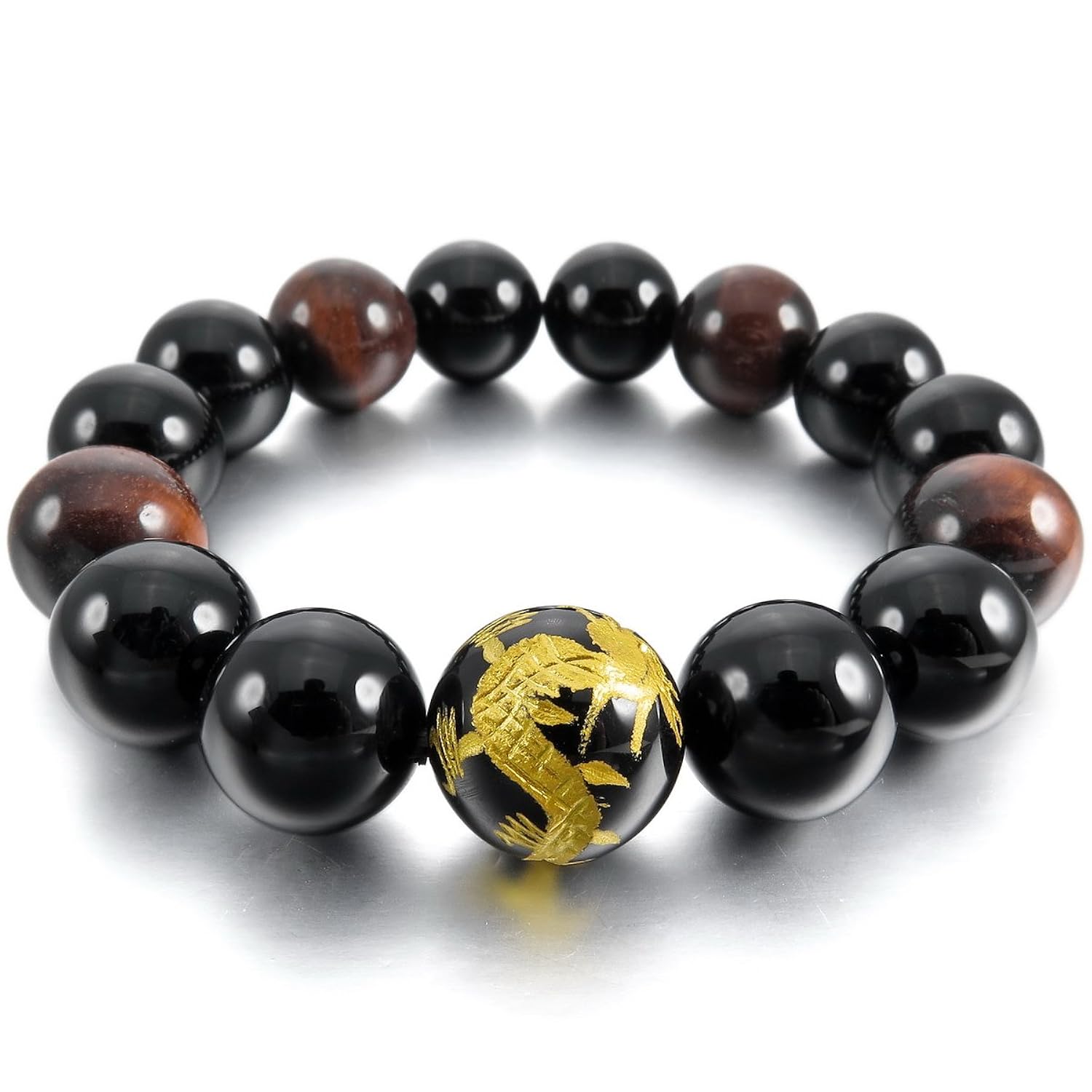 MunkiMix mm mm Pulsera Energía Eslabones Link Enlace Muñeca Energía Piedras Ágata