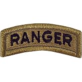 Army Ranger OCP Tab With Hook &amp; Loop
