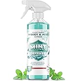 Mint Defense Peppermint Insect & Rodent Repellent Spray | Natural Indoor and Outdoor Protection for Mice, Rats, Ants, and Spiders | Family Safe Plant-Based Formula | 16 oz