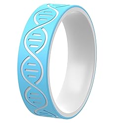 ThunderFit Silicone Wedding Rings for Men and
