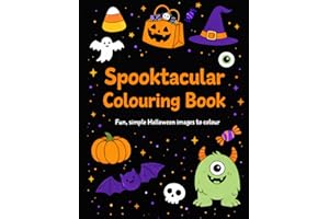 Spooktacular Halloween Colouring Book: Halloween images for children to colour