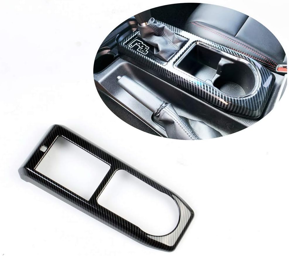 JSTOTRIM Carbon Fiber Look Central Gears Panel Protective Cover molding Trims for Toyota Tacoma 2016-2020: Automotive