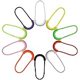 100pcs 10colors Nylon Cord Zipper Pulls U-Shape Fixer Cord Zipper Tab Replacement for Clothes Luggage Backpacks Jackets Handbag Tents