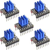 BIGTREETECH TMC2209 V1.3 Stepper Motor Driver, UART/Step/DIR Mode | Ultra Silent Stepstick Drivers with Heatsink for Octopus V1.1/Pro, SKR V1.4 Turbo/3, Manta M8P/M4P/M5P &amp; MKS Gen L, 5Pcs