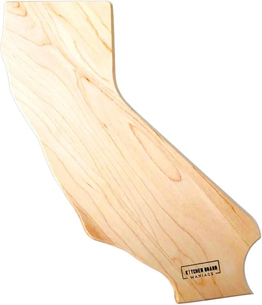 Amazon Com California Shaped Cutting Board Board California
