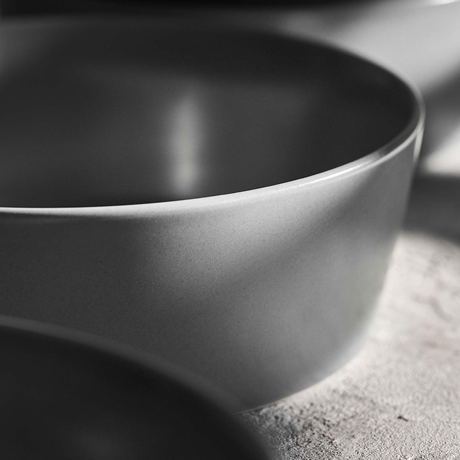 SPRINGLANE Geschirrset 16-tlg. Sweet Scandi, Anthrazitfarbiges Geschirrservice für 4 Personen aus New Bone Keramik, skandinavisches Design, matt 8