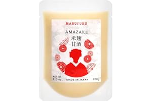 Amazake Drink From Japan made from White Koji 7.0oz-Non Alcoholic (Traditional Japanese fermented rice drink)【MARUFUKU】(200ml, White Rice Amazake)