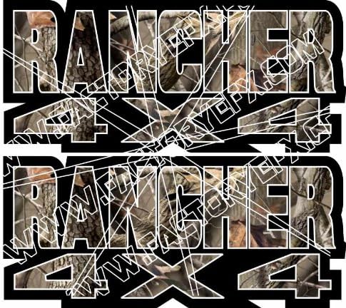Honda Rancher Gas Tank Graphics Camo 350 400 420 4x4